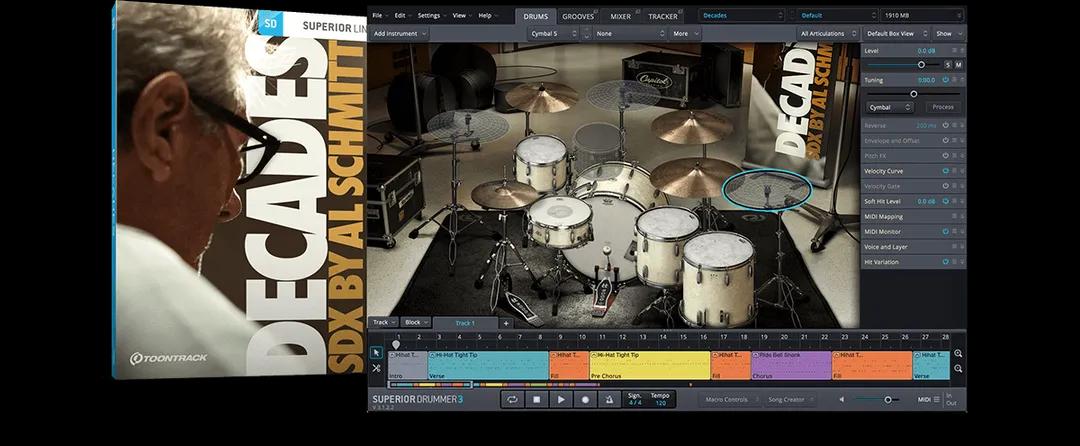 Toontrack:  Decades SDX