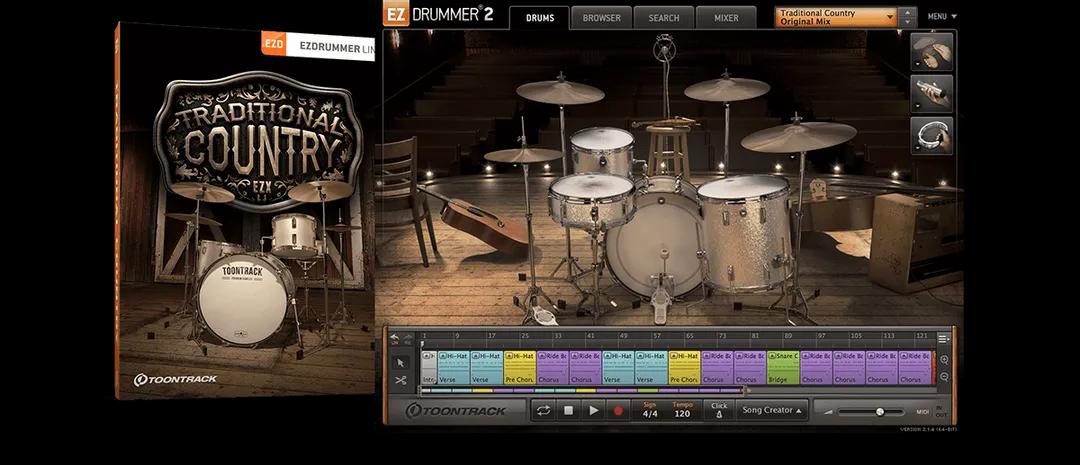 Toontrack : EZX : TRADITIONAL COUNTRY