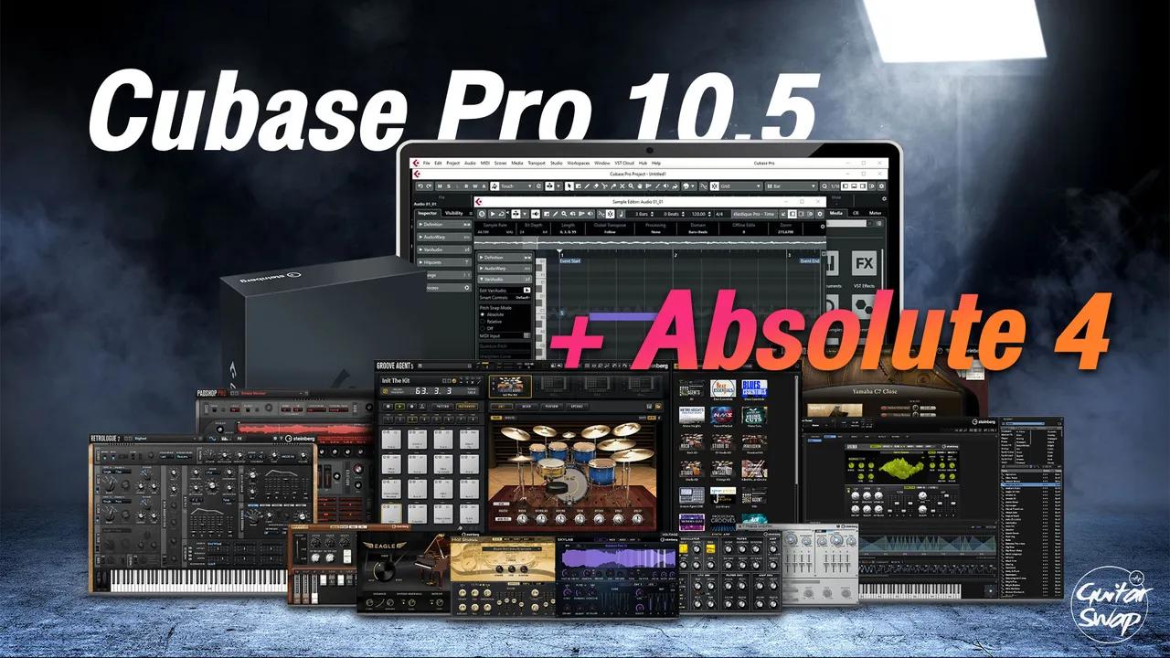 เซ็ต Cubase Pro 10.5 + Absolute 4 (100 GB)