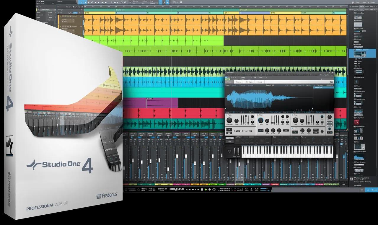 PreSonus Studio One Pro 4.5 (Win-Mac)