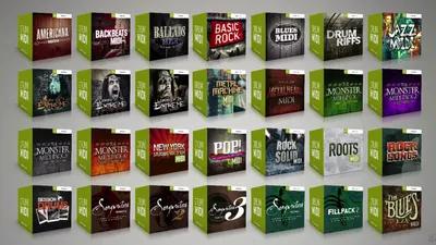 Toontrack MIDI 71 Packs BUNDLE