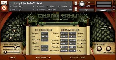 Embertone : Chang Erhu (Kontakt)