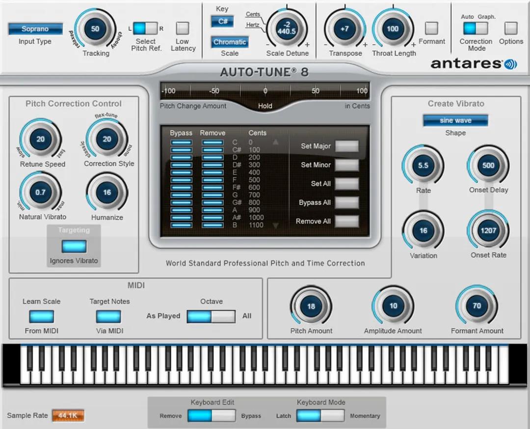 Antares Auto-Tune 8.1.1, 6.0.9, AVOX Evo 3.0.2 (Window)