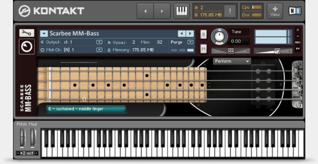 Native Instruments : Scarbee MM-bass