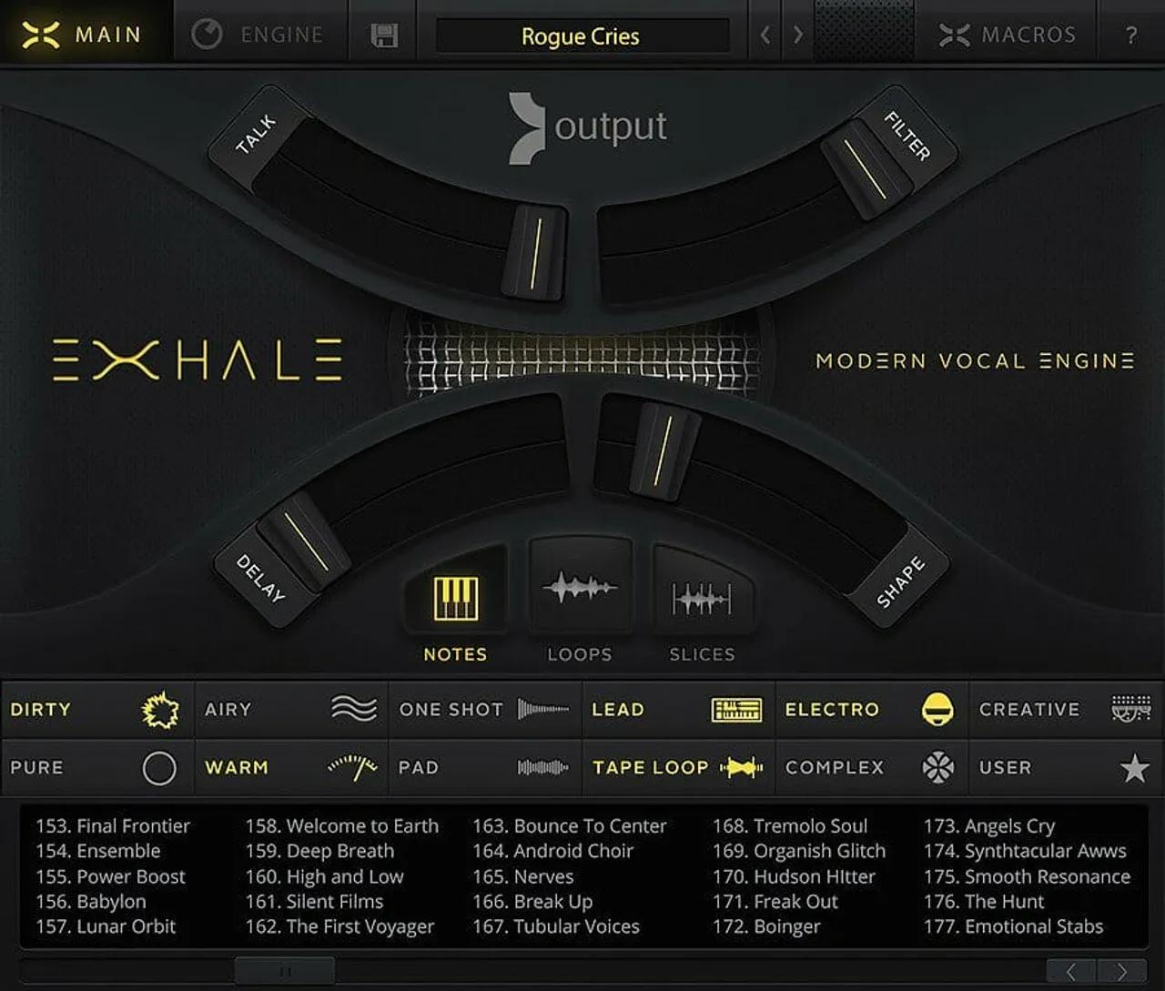 Output : Exhale (Kontakt)